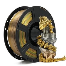 FLASHFORGE PLA Silk 3D Printer Filament Silky Texture Shiny 1.75mm 1kg Spool US picture