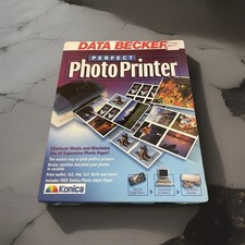 Perfect Photo Printer Data Becker Vintage Windows 95 CD Software#b-16 picture
