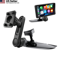 Epronic Extended CD Slot Mount for CarPlay Screen Adjustable Arm and black  picture