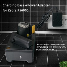 1-Slot Battery Charger Cradle Charging base + Adapter for Zebra RS6000 / WT6000 picture