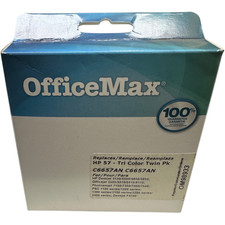 New OfficeMax OM98933, C6657AN Tri-Color Ink Cartridges 🔥Fast Shipping🔥 picture