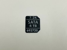20PCS  693720-001 Fit HP 4TB 7.2K 6G MDL SC 3.5 SATA disk shelf head label picture