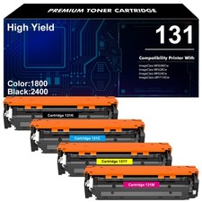 4Pack CRG131 H For Canon 131 Toner ImageCLASS MF8280Cw LBP7110Cw MF624Cw MF628Cw picture