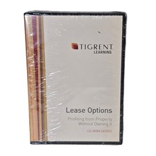 Tigrent Learning Lease Options Profiting from Property CD-ROM Series NEW Sealed picture