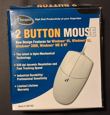 iConcepts 2 Button PS/2 Mouse, Item 20152, Clean, Original Box *FAST SHIPPING* picture