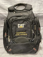 Caterpillar CAT LEEDS Equipment Care Backpack Black Travel Work Heavy Duty Bag picture