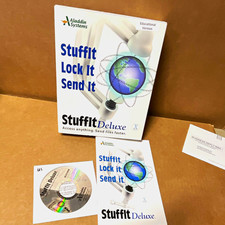 Aladdin Systems StuffIt Deluxe Lock It Send It Education Mac OS X CD English picture