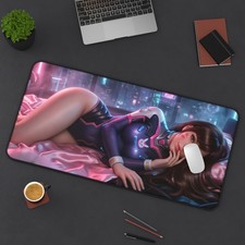 D.Va Overwatch XXL Gaming Desk Mat Mouse Pad Anime Gamer Setup picture