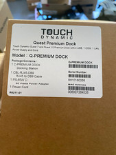 Touch Dynamic QUEST 10 and TQ-PREMIUM DOCK w/ USB RJ45 DB9 Black picture