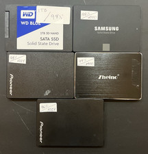 LOT OF 5 Mixed Brand Mixed Model 1TB 2.5