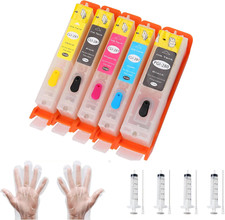 Empty Refillable Ink Cartridges Replacement for Canon 280XXL 281XXL PGI-280XX... picture