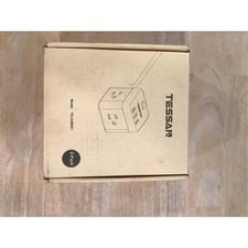 TESSAN 2Pack Mini Travel Power Strip Cube 3 Outlet 3 USB Ports TS-CUBE01 Charger picture