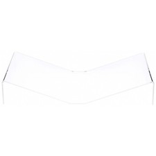 Plymor Clear Acrylic Open Book Display Stand Flat 19.625x12x3.5in AD2510 picture