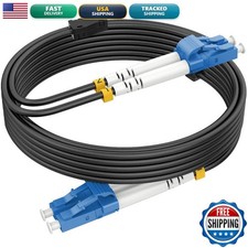 RamboCables OS2 LC-LC Single Mode Fiber Patch Cable Armored 500ft/150m picture