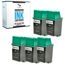 Compatible CMYi Black Ink Lot fits HP 26 for DesignJet DeskJet DeskWriter picture