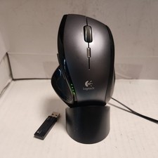 Logitech MX Revolution M-RBQ124 Wireless Laser Mouse 7-Button 800DPI Black w/USB picture
