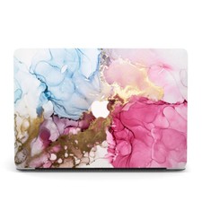 2in1 Shiny Color Fluid Marble Case For Macbook M4 Air 13 15 Pro 14 16 12 11 inch picture