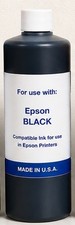 BLACK PIGMENT PREMIUM COMPATIBLE BULK INK REFILL FOR EPSON ECO TANK 542 / T542 picture