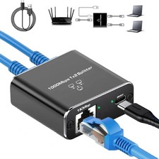 Gigabit Ethernet Splitter 1 to 2 High Speed(2 Devices Simultaneously Networking) picture
