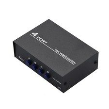 New 4 Port VGA Splitter Switcher VGA Switch Video Box 4 In 1 Out VGA Switcher picture