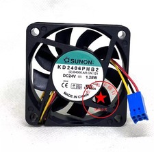 SUNON KD2406PHB2 DC24V 1.28W 60*60*15MM 3-Pin Inverter Cooling Fan picture