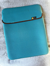 NWT Case Logic 15.4 Reversible Neoprene Laptop Tablet Computer Cover Green/Beige picture