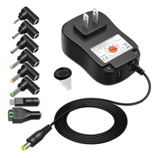Powseed 45W Universal AC Adapter with 5V 2A USB Port 6V 7.5V 9V 12V 13.5V... picture