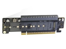 NVMe M.2 PCIe 16 Dual Drive Adapter - Needs Bifurcation/Microsoft Software RAID picture