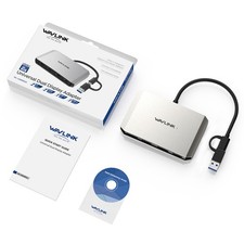 Dual HDMI to USB 3.0/USB C Hub DisplayLink Dual 4K@60Hz DisplayPort Monitor Hub picture