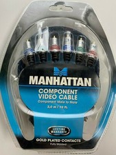 Manhattan Component Video Cable Male to Male, 3.0m/10ft - Unopened picture