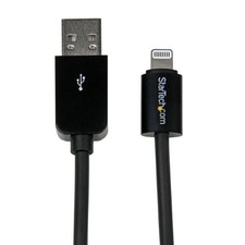 StarTech USBLT2MB 2m Black USB Cable for Apple 8-pin picture