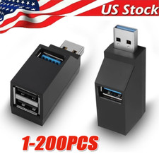 3 Port USB 3.0 Hub Portable High Speed Splitter Box For PC Notebook Laptop lot picture