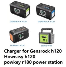 🔥ac adapter charger  For Howeasy h120 Powkey r180 Gensrock h120 power station picture