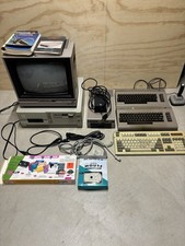 Commodore 64 Vintage Home Computer Lot w/ 1541 Floppy Drive & 1702 Monitor picture
