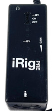 IK Multimedia iRig PRE Mobile Microphone Preamp +48V Phantom XLR TRRS #R0045 picture