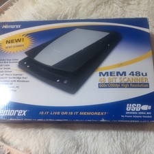 Memorex MEM48U Ultra-slim Flatbed 48-Bit True Color USB Scanner 600x1200dpi NEW picture