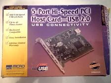 5 Port Hi Speed PCI Host Card USB 2.0 picture