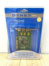 Dynex 3 Port IEEE 1394 PCI Host Apple FireWire & Sony i-Link Adapter NIB picture