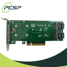 HP 759505-001 Dual Drive SATA M.2 PCIe Riser Card Low Profile picture