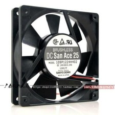 1PCS For SANYO 109P1224H402 cooling fan DC24V 0.24A 120*120*25MM 2-wire picture