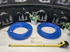 2 ROLLS BULK- Legrand QS Blue Booted Cat5  CMP Ethernet Cable 150’ Cat5E —NEW picture