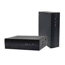 G-Alantic GA677 Mini ITX Computer PC Black Steel Case w Power Supply and Adapter picture