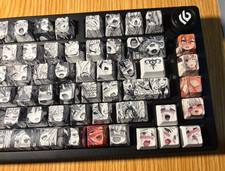 Mechanical Keyboard Gaming EVA Anima 87%Wired Customize RGB Aluminum Base picture