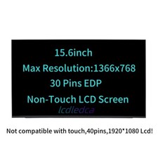 For Dell PN 4RRP5 DP/N 04RRP5 B156XTN08.2 HW0A LCD Screen HD 15.6