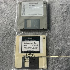 Microsoft MS-Dos 6.2 Plus Enhanced Tools Disks 1 2 3 + Mouse Driver Software NEW picture