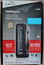 ARRIS Surfboard SBG6580-2 300 Mbps 4 Port Cable Modem and Wi-Fi Router picture