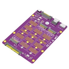 3 In 1 Combo M.2 NGFF NVMe SSD To SFF8611/8612/8654/U.2 SFF8639 Adapter picture