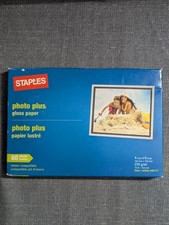 STAPLES Photo Plus Gloss Inkjet Photo Paper 4x6 (102x152mm) 270 g/m² 60 Sheets picture