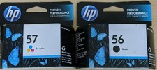 Set Factory Sealed Original HP 56 Black & 57 Color Ink Cartridges 2025 picture