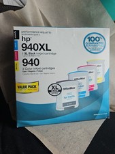 Office Max HP 940 Xl Black And Colored Ink Value Pack picture